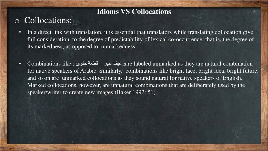 idioms vs collocations