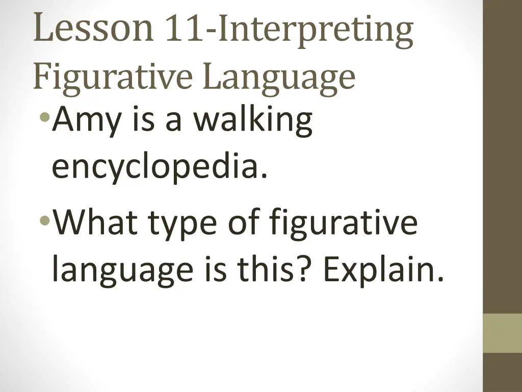 lesson 11 interpreting figurative language