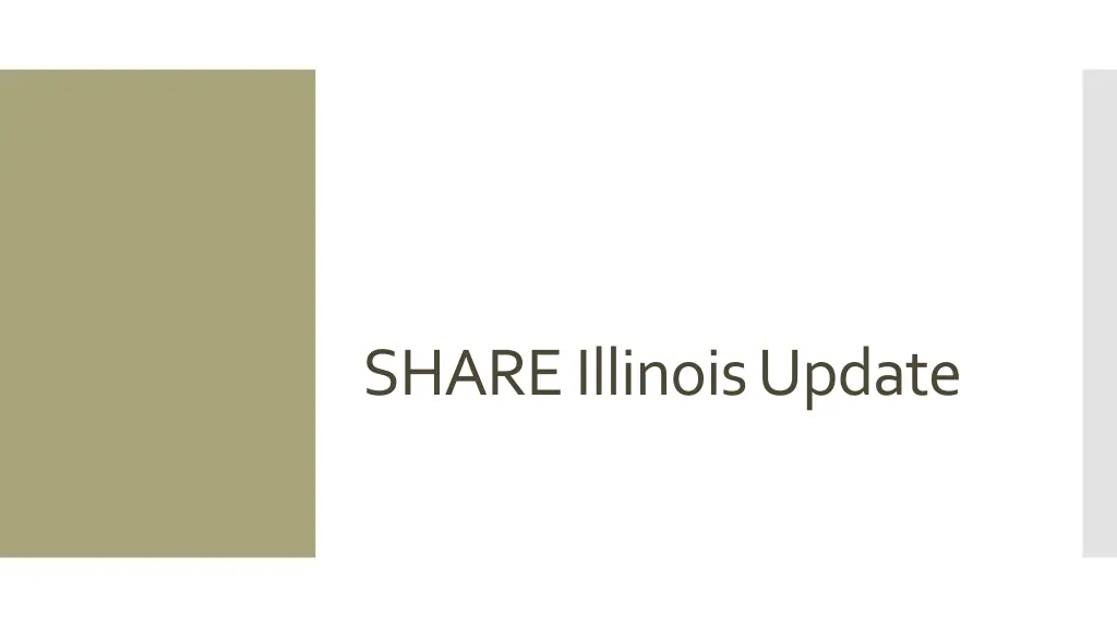 share illinois update