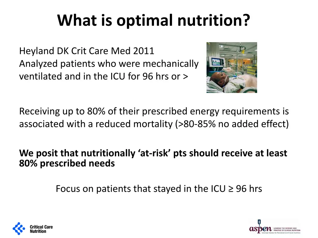 what is optimal nutrition