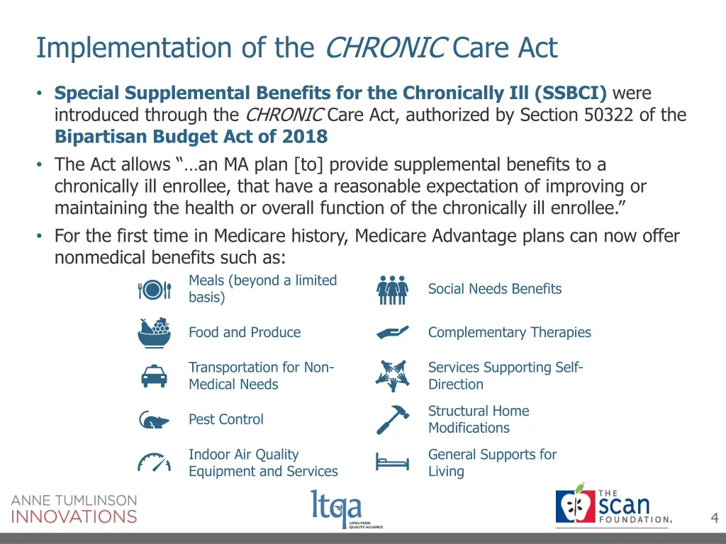 implementation of the chronic care act