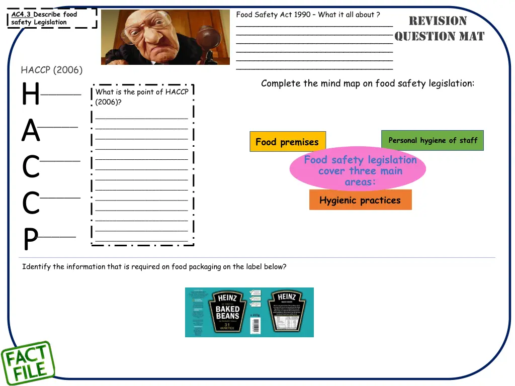 food safety act 1990 what it all about