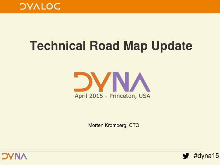 technical road map update