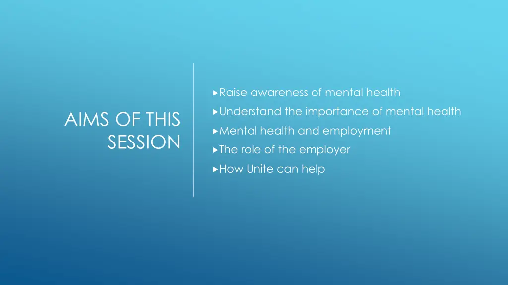 raise awareness of mental health