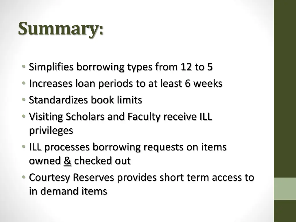 summary