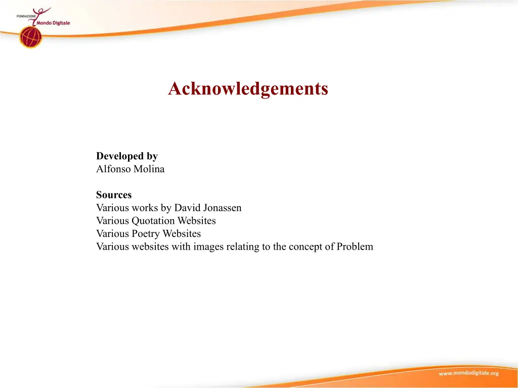 acknowledgements
