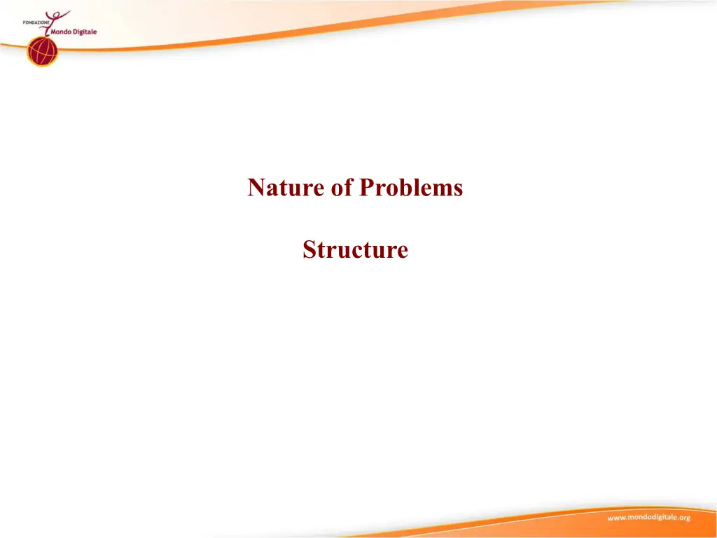 nature of problems