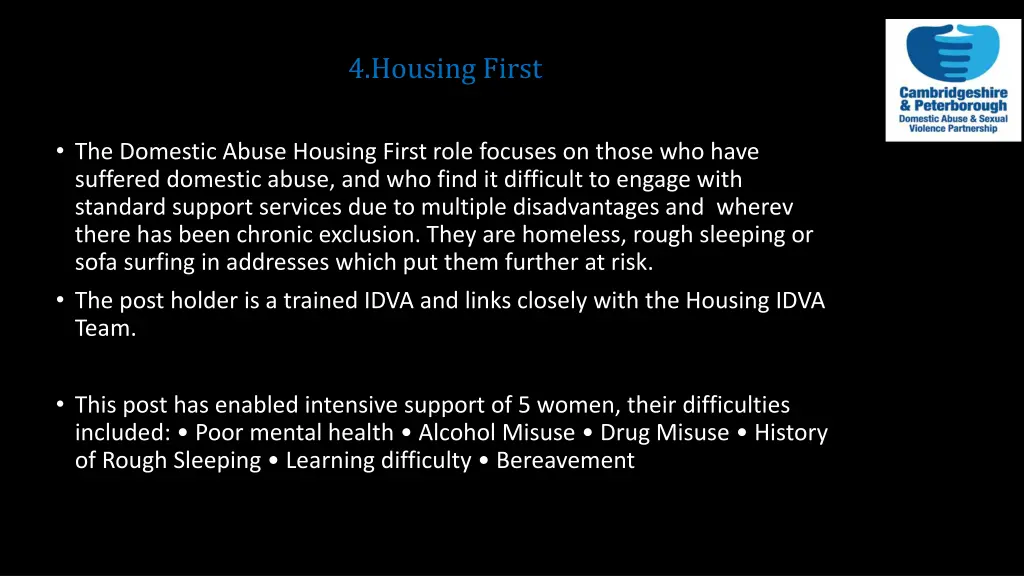 4 housing first