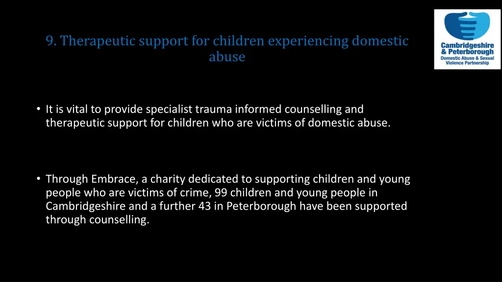 9 therapeutic support for children experiencing