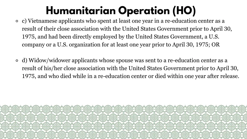humanitarian operation ho 3