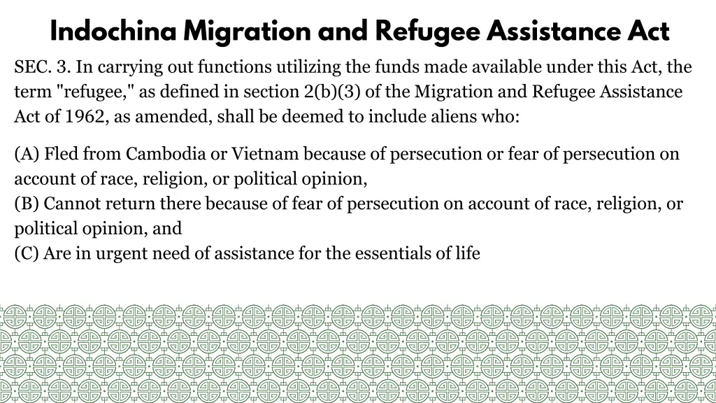 indochina migration and refugee assistance act 2