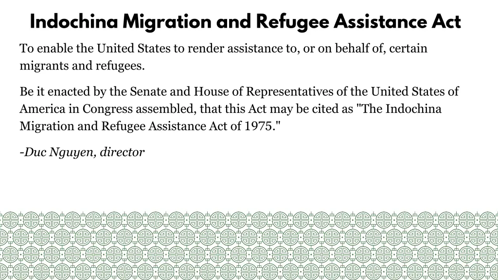indochina migration and refugee assistance act