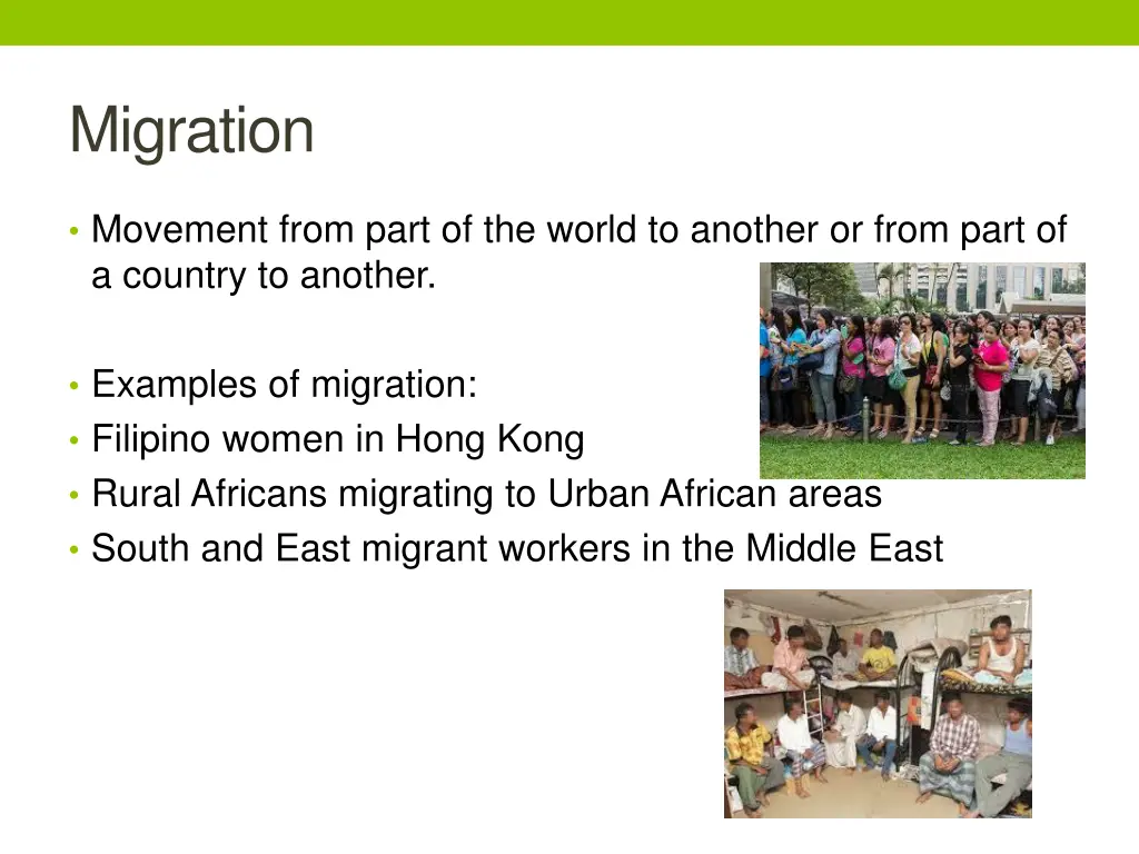 migration