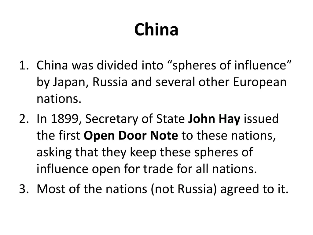 china