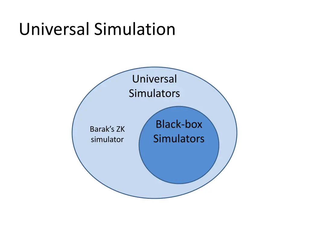 universal simulation