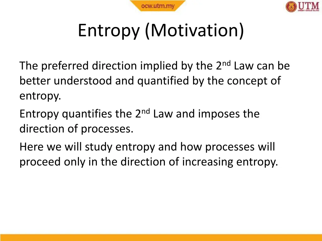 entropy motivation