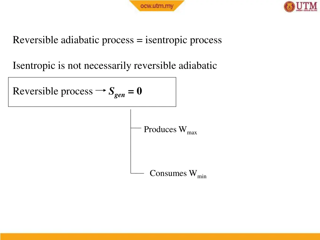reversible adiabatic process isentropic process