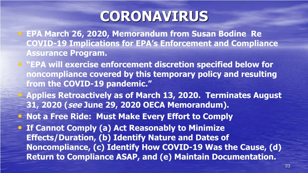 coronavirus