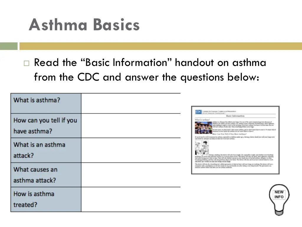 asthma basics