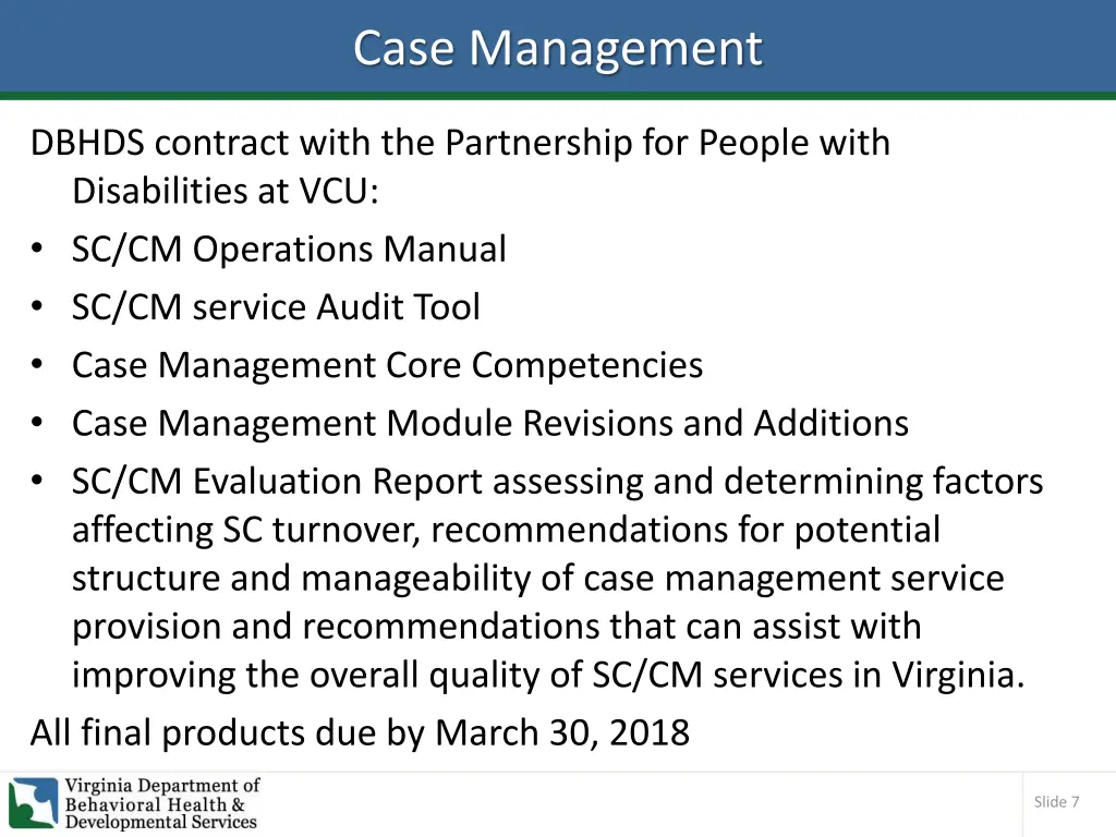 case management