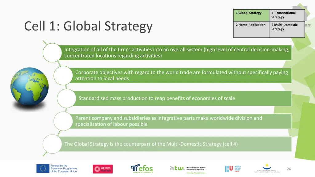 1 global strategy