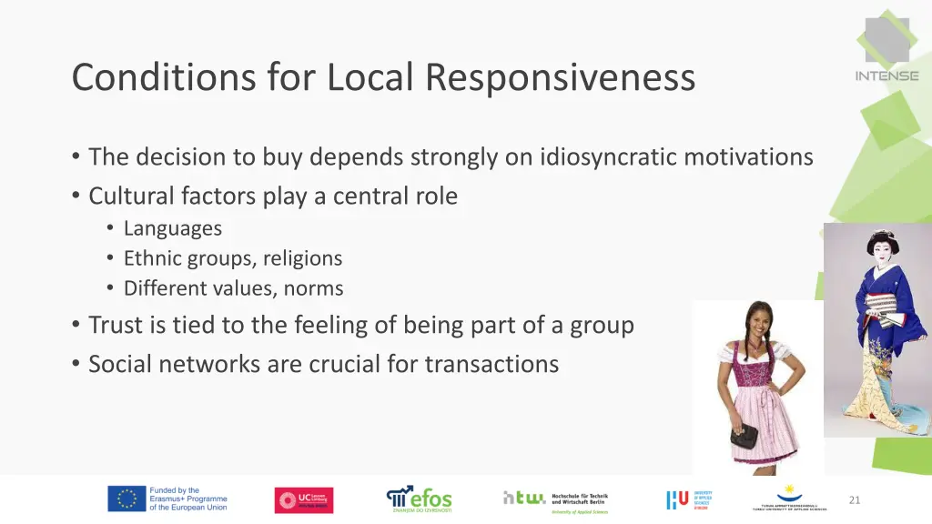conditions for local responsiveness