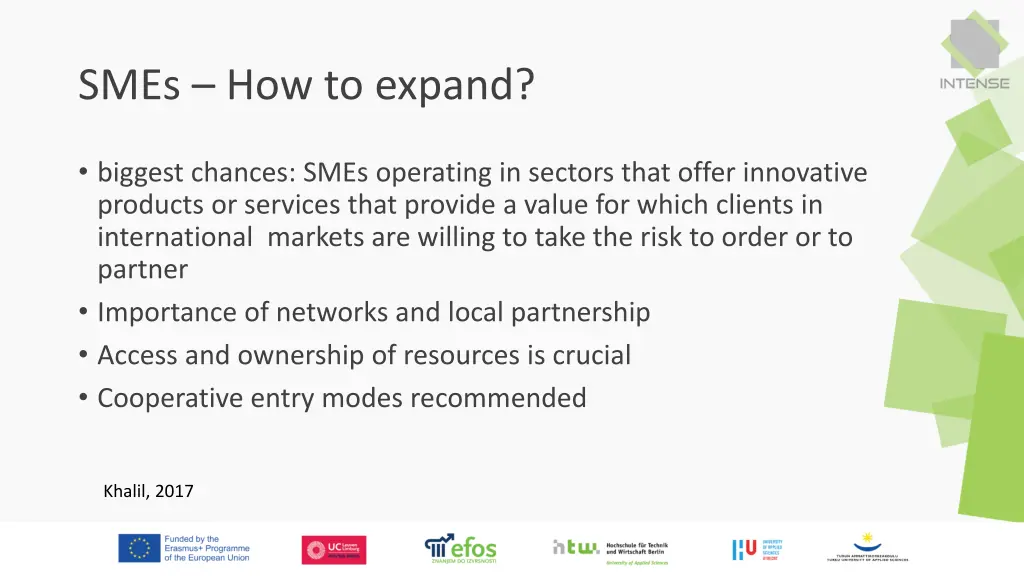smes how to expand