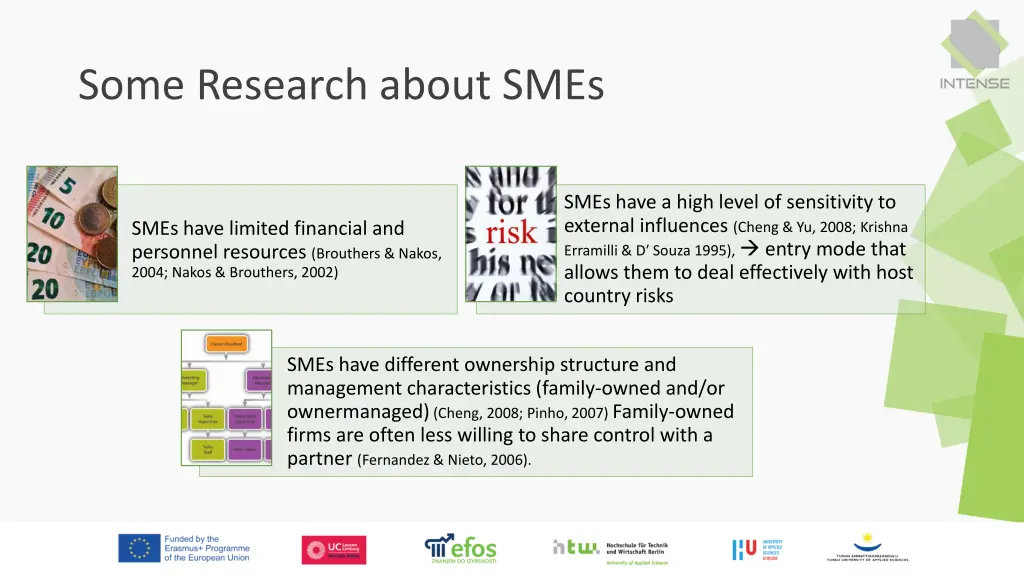 some research about smes