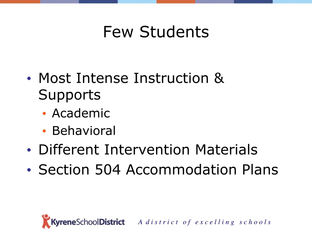 few students
