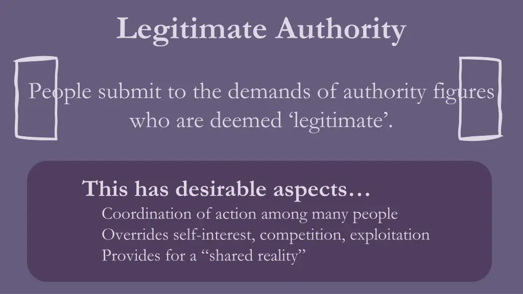 legitimate authority