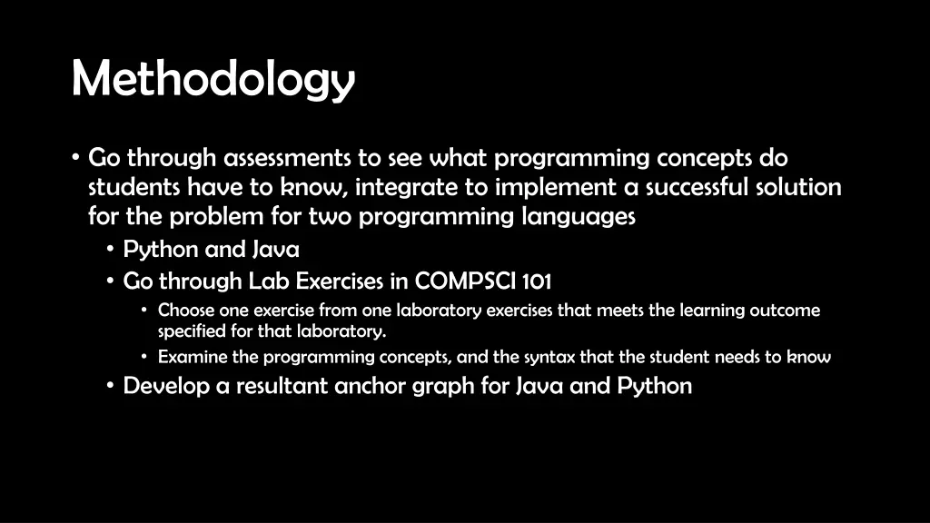 methodology
