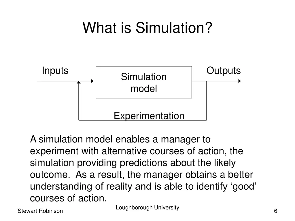 what is simulation 1