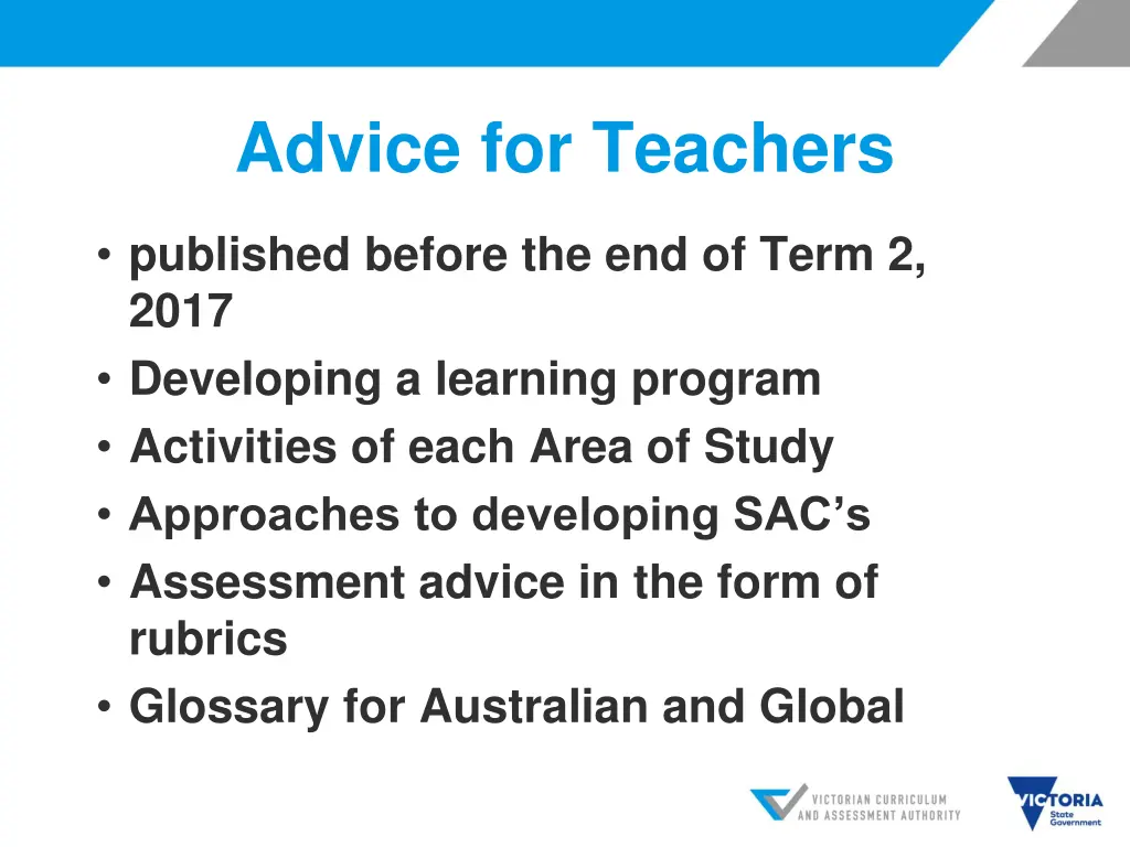 advice for teachers