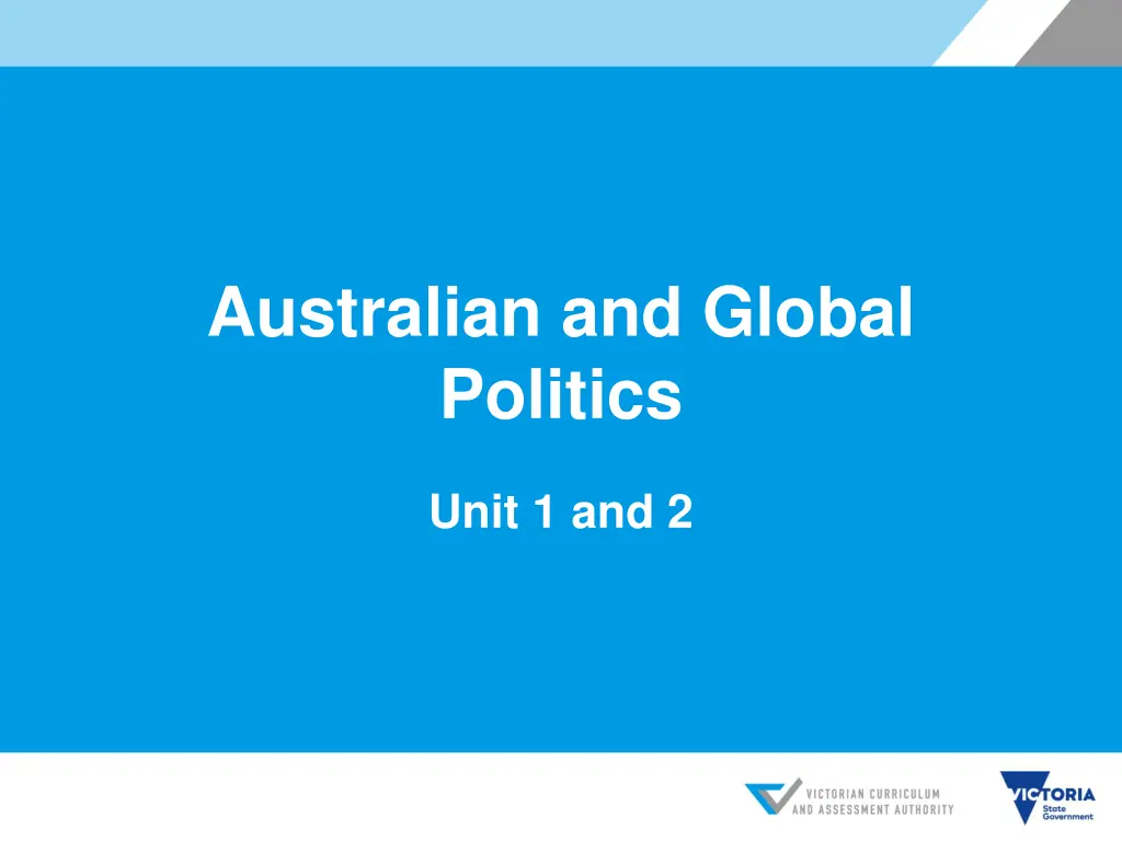 australian and global politics