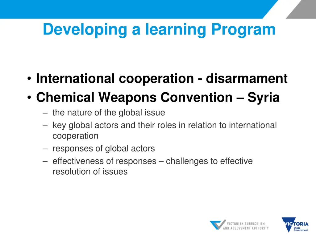 developing a learning program 3