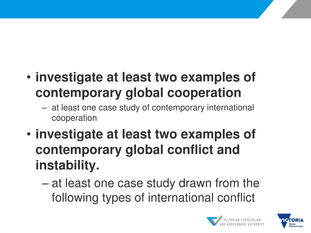 investigate at least two examples of contemporary