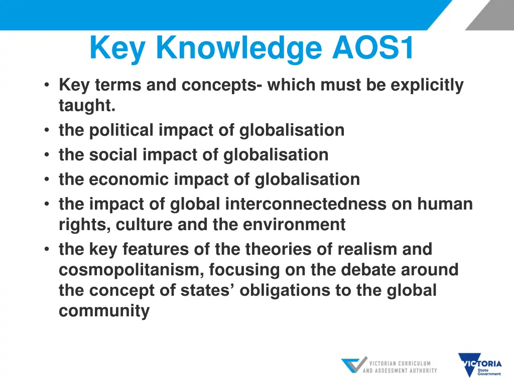 key knowledge aos1 key terms and concepts which