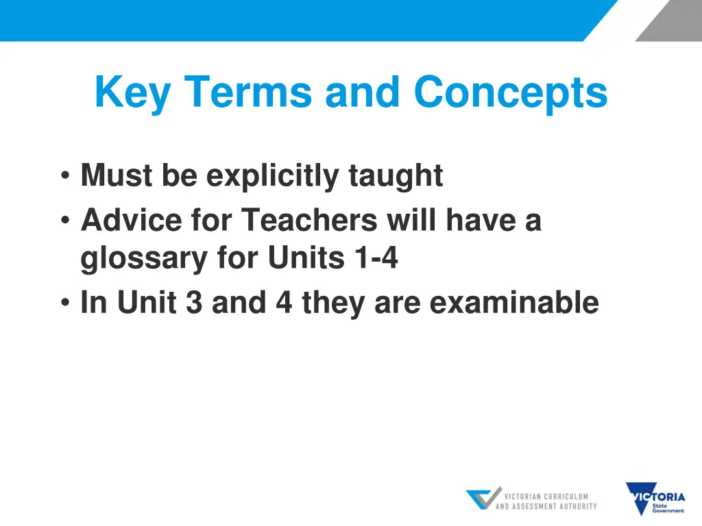 key terms and concepts