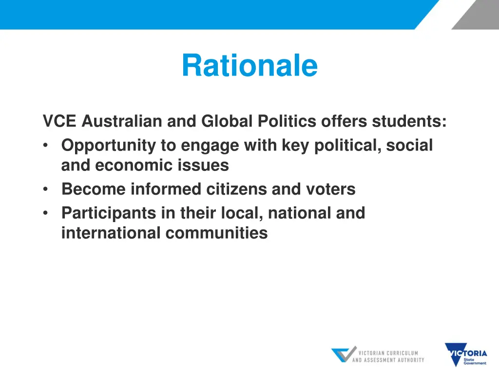 rationale