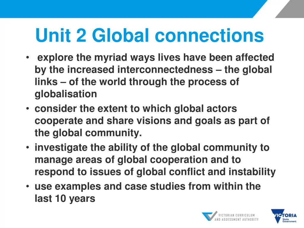 unit 2 global connections explore the myriad ways