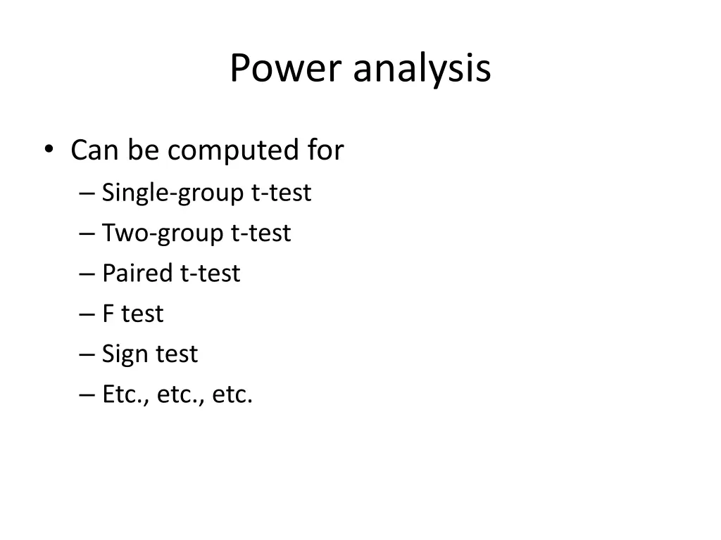 power analysis 2