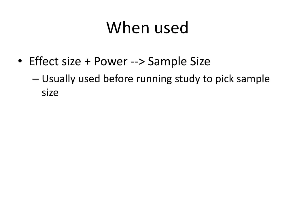 when used