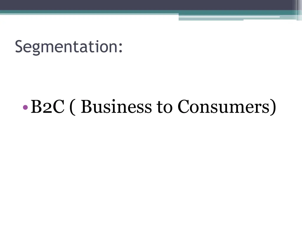 segmentation