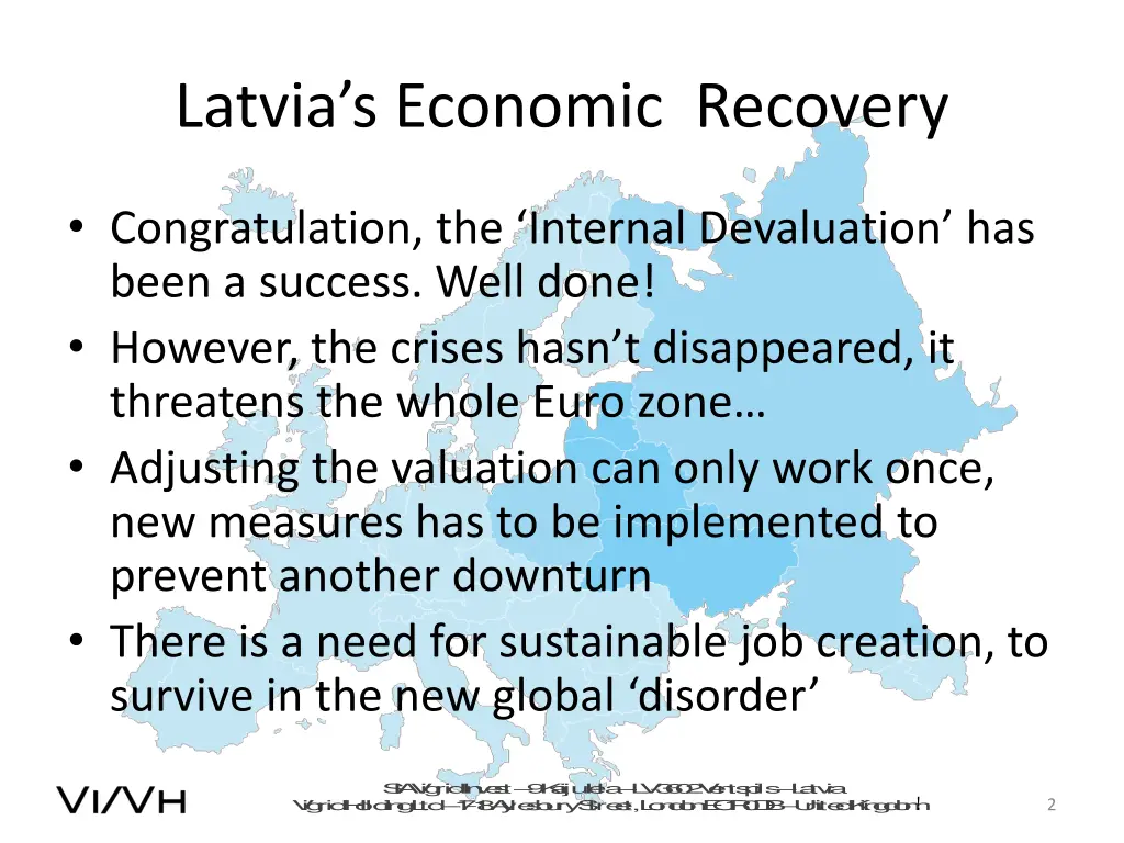 latvia s economic recovery