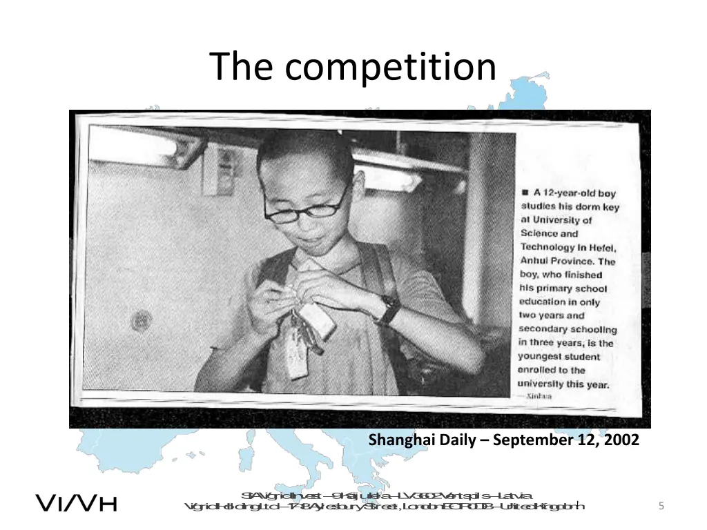 the competition