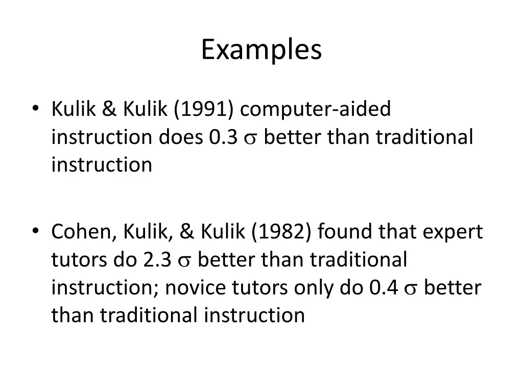 examples
