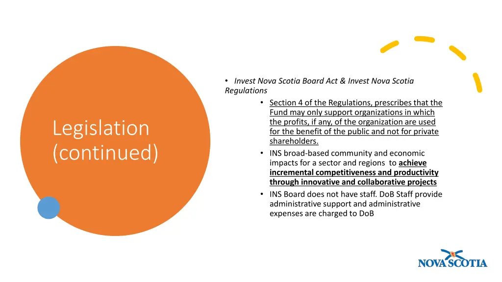 invest nova scotia board act invest nova scotia 1