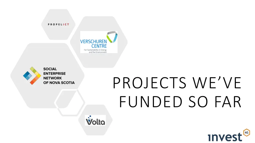 projects we ve funded so far