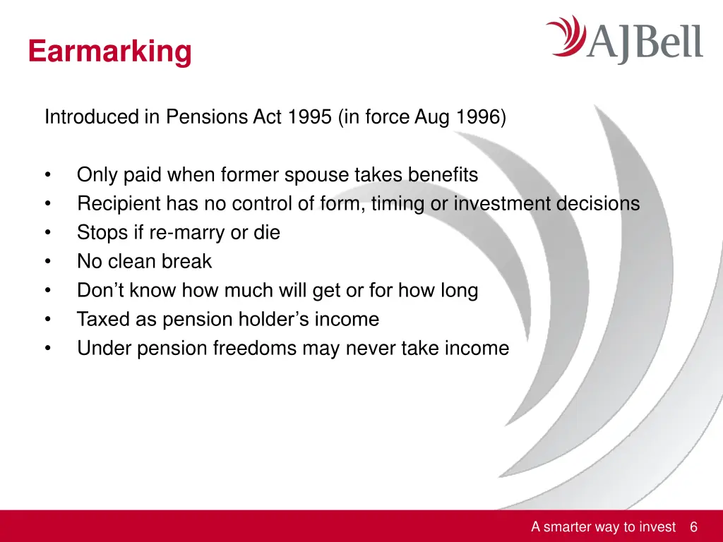 earmarking