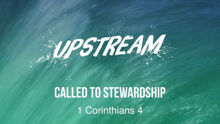 1 corinthians 4